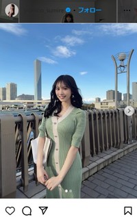 横野すみれのインスタグラム＠yokono_sumireより