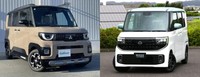 三菱「デリカミニ」と日産「ルークス」（提供：norico by ガリバー）