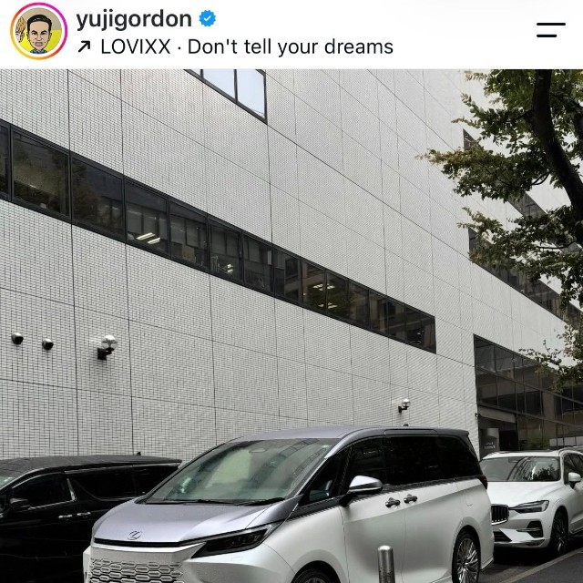 ユージ（@yujigordon）さんのインスタグラムより