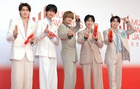M!LK(左から）山中柔太朗、曽野舜太、佐野勇斗、吉田仁人、塩﨑太智(6月13日)