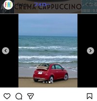 フィアットのインスタグラム＠fiat_jpより