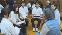 玉野市立玉中学校の「閉校行事」について生徒や地元住民が意見交換　岡山県で進む小中学校の統廃合は