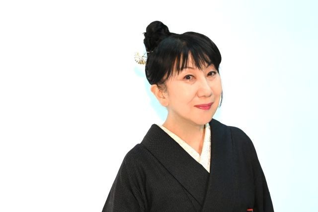 映画『ぶぶ漬けどうどす』で京都の老舗扇子の女将を演じた室井滋（撮影：磯部正和）