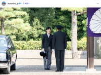 「令和7年9月8日（月）、悠仁親王殿下は、神宮及び神武天皇山陵をご参拝になりました」（宮内庁公式インスタグラム、2025年9月9日の投稿から）