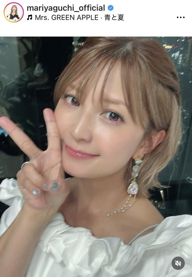 矢口真里のインスタグラム＠mariyaguchi_officialより