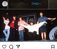 オアシス時代の思い出＝アラン・ホワイトのインスタグラム＠alanwhiteofficialより