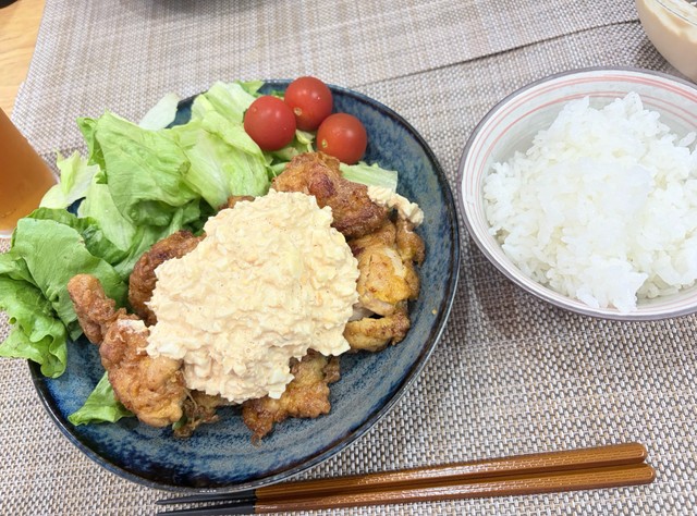 タルタルソースも手作りのチキン南蛮（ゴリさんXより）