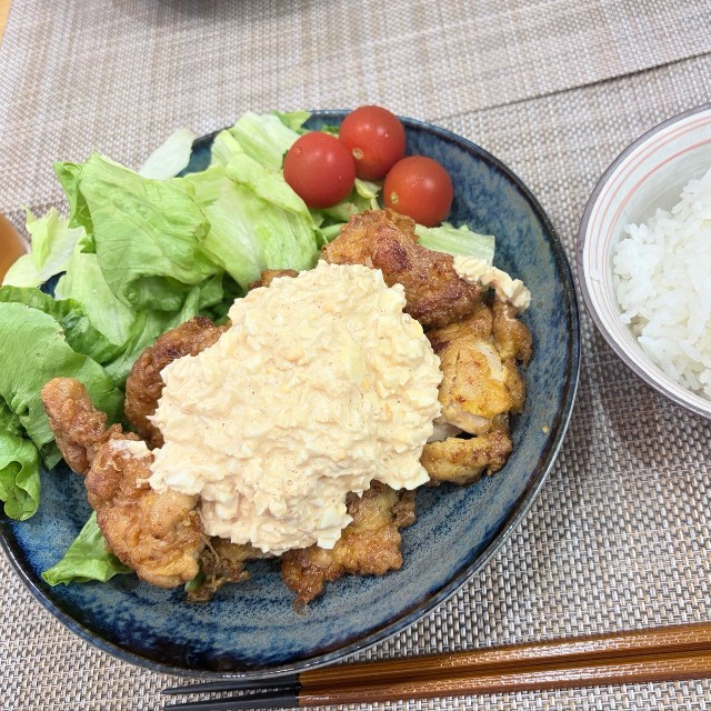 タルタルソースも手作りのチキン南蛮（ゴリさんXより）
