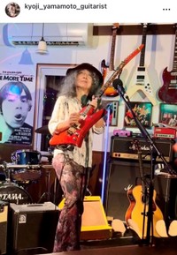 山本恭司インスタグラム(@kyoji_yamamoto_guitarist)より