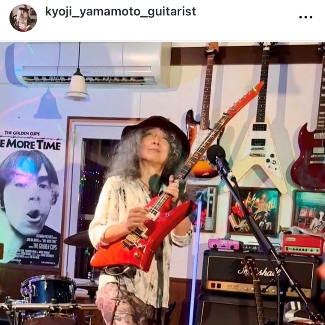 山本恭司インスタグラム(@kyoji_yamamoto_guitarist)より