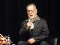 トークショーで俳優としての思いを語った当時80歳の仲代達矢さん（2013年３月、新宿・紀伊国屋ホール）