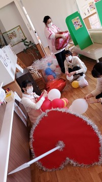 バレンタインイベント終了。次のサンキューの日イベントに向けて模様替え（サンキュー耳鼻科クリニックさんTwitterより）