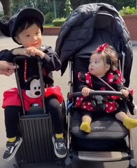 大好きなお兄ちゃんとディズニーコーデ（提供：＠akittotanさん）