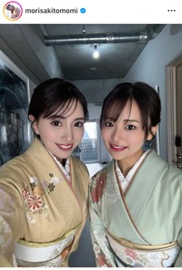 森咲智美インスタグラム＠morisakitomomiより