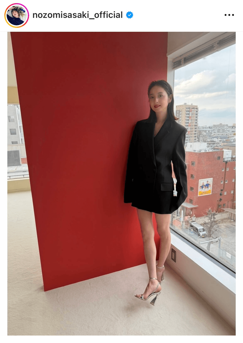 佐々木希 (@nozomisasaki_official)さんのインスタグラムより