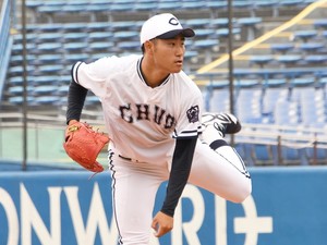 中央大学・岩城颯空　弱気を克服した”16球”の熱投、先発に再挑戦するラストイヤー
