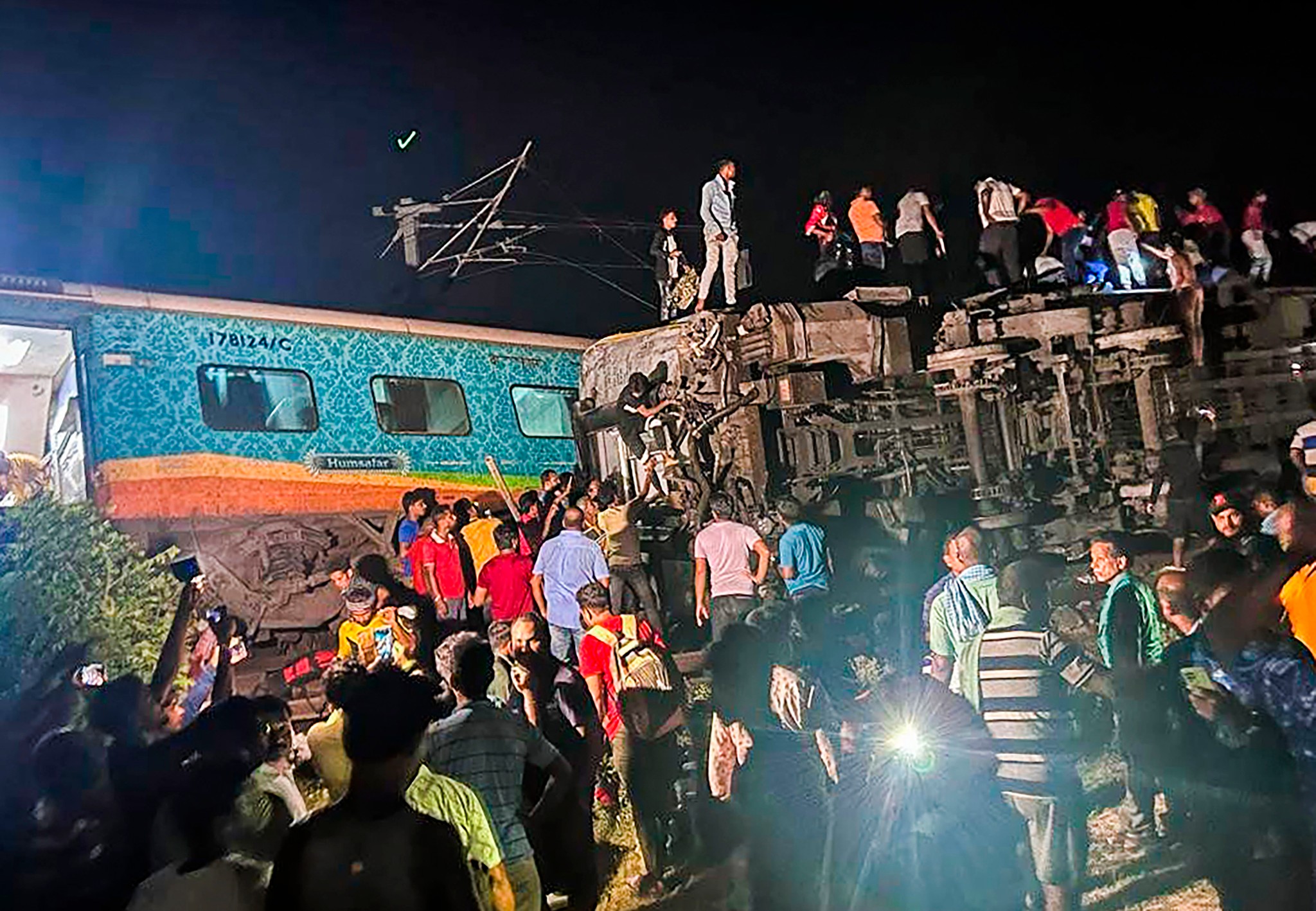 Passenger trains derail in India, killing more than 200 The Asahi