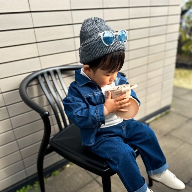 ママとカフェタイム♡（提供：@fkzwgmさん）
