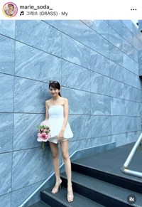 曽田茉莉江インスタグラム(@marie_soda_)より