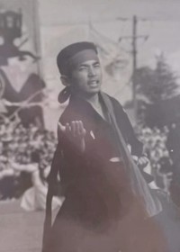 応援団長を務めていた時代／チャグさん（@chagu_25）提供