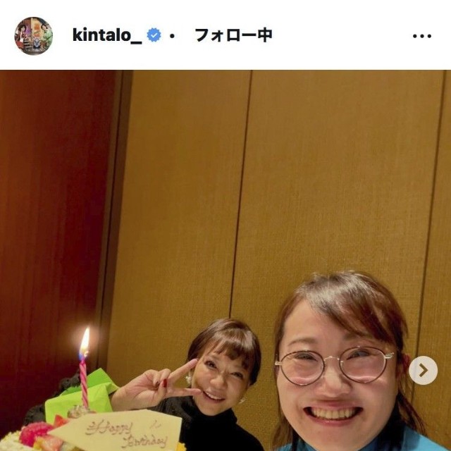 キンタロー。のインスタグラム＠kintalo_より