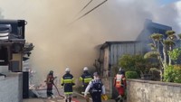 岡山市で火事　倉庫1棟が全焼　けが人なし