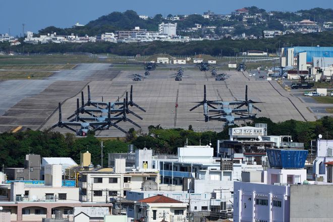 U.S. military restricts troops from leaving the base in Okinawa after ...