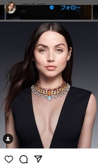 アナ・デ・アルマスのインスタグラム＠ana_d_armasより