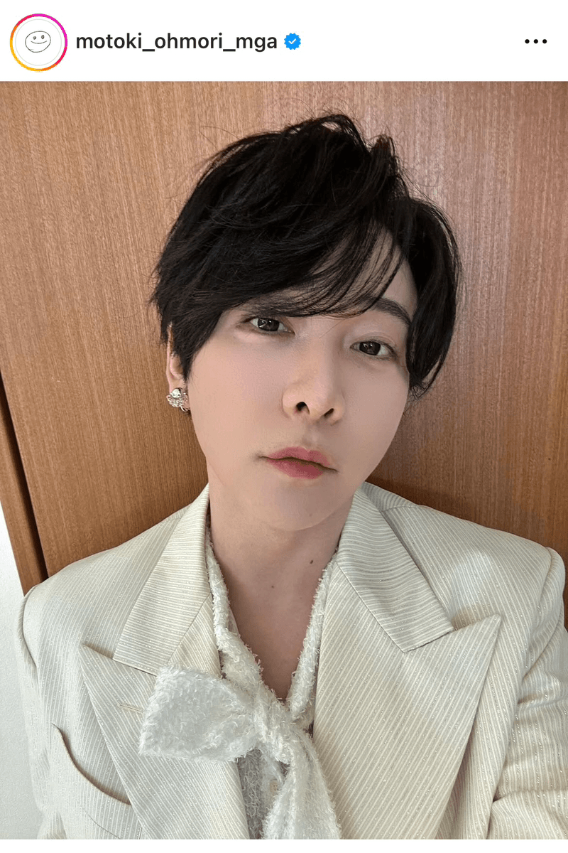 大森元貴  Motoki Ohmori (@motoki_ohmori_mga)さんのインスタグラムより