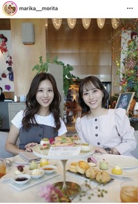 森田真理華アナのインスタグラム＠marika__moritaより