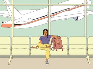 空港での乗り継ぎ待ちは、真のヒトに戻れる時間