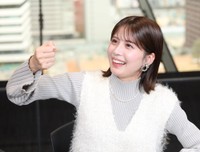 大仁田美咲アナウンサー（撮影・中田匡峻）