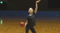 新体操の全国大会で優勝／竹本吏世さん