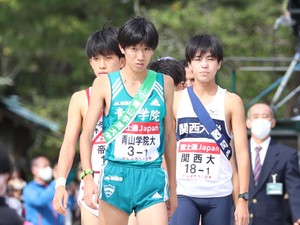 主力が欠場の青学大に、出雲で一筋の光　近藤幸太郎が「感動した」目片将大の力走
