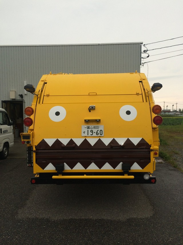 こちらがごみ収集車のイメージを一変させたデザイン（三井陽一郎さん提供）