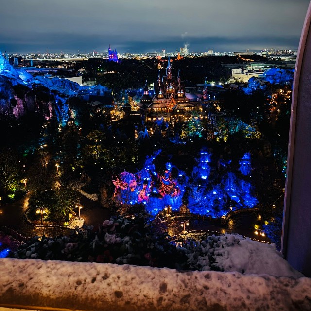 雪の中のアレンデール城