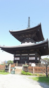 愛染堂勝鬘院の多宝塔