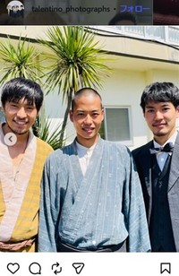 映画「福田村事件」のオフショット＝タレンティーノのインスタグラム＠taletino_photographsより