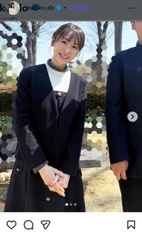 堂真理子アナのインスタグラム＠mariko_doより