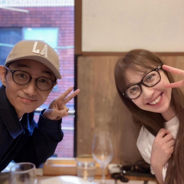 関沢圭司さん、はいだしょうこさんとランチに（関沢さんの公式インスタグラムから）