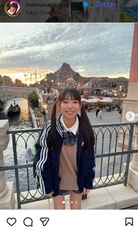 長澤茉里奈のインスタグラム＠marinanagasawa1008より