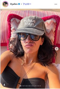 リリー・アレンのインスタグラム@lilyallenより