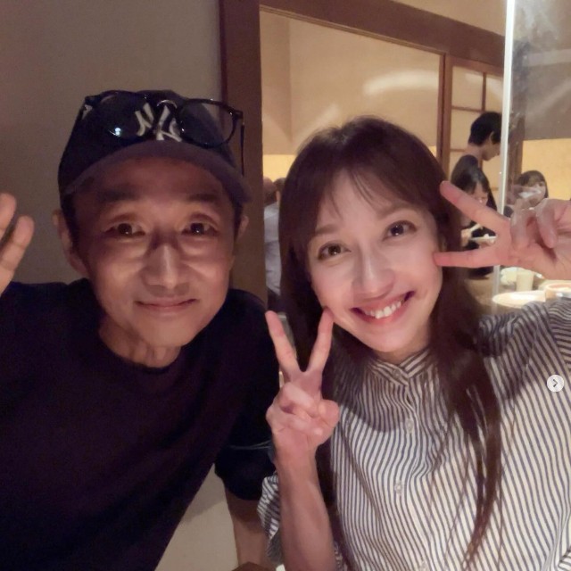 はいだしょうこさん「『けいじさん』こと、『関沢圭司さん』とご飯行ってきました」（はいださんの公式インスタグラム、2025年9月18日の投稿から）