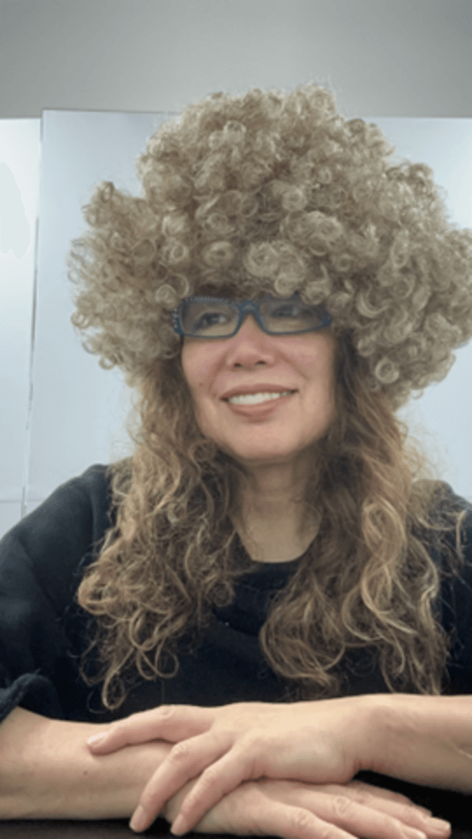 サロンで講演中のMICHIKOさん／MICHIKOさん（@webmadamfit）提供