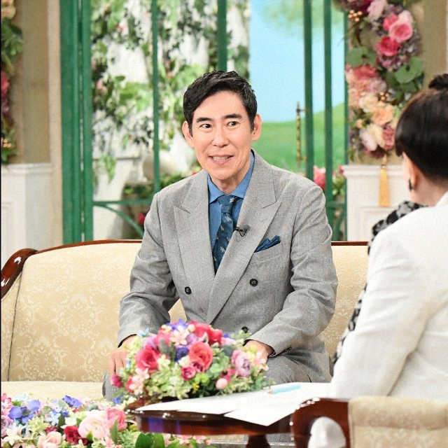 「徹子の部屋」    黒柳徹子(右)、髙嶋政伸＝テレビ朝日提供