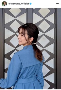 真野恵里菜インスタグラム＠erinamano_officialより