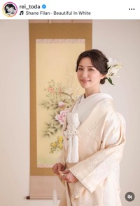 戸田れいインスタグラム（＠rei_toda）より