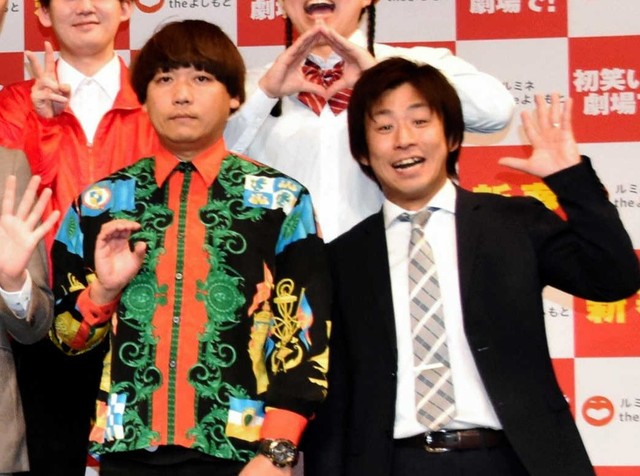 チーモンチョーチュウ（左から）白井鉄也、菊地浩輔（2017年撮影）