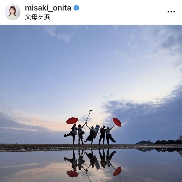 大仁田美咲アナウンサーのインスタグラム＠misaki_onitaより