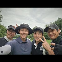 イ・ジョンジンの公式インスタグラム@jung.jin.lee_より（左から）イ・ジョンヒョク、イ・ジョンジン、クォン・サンウ、オ・ジホ